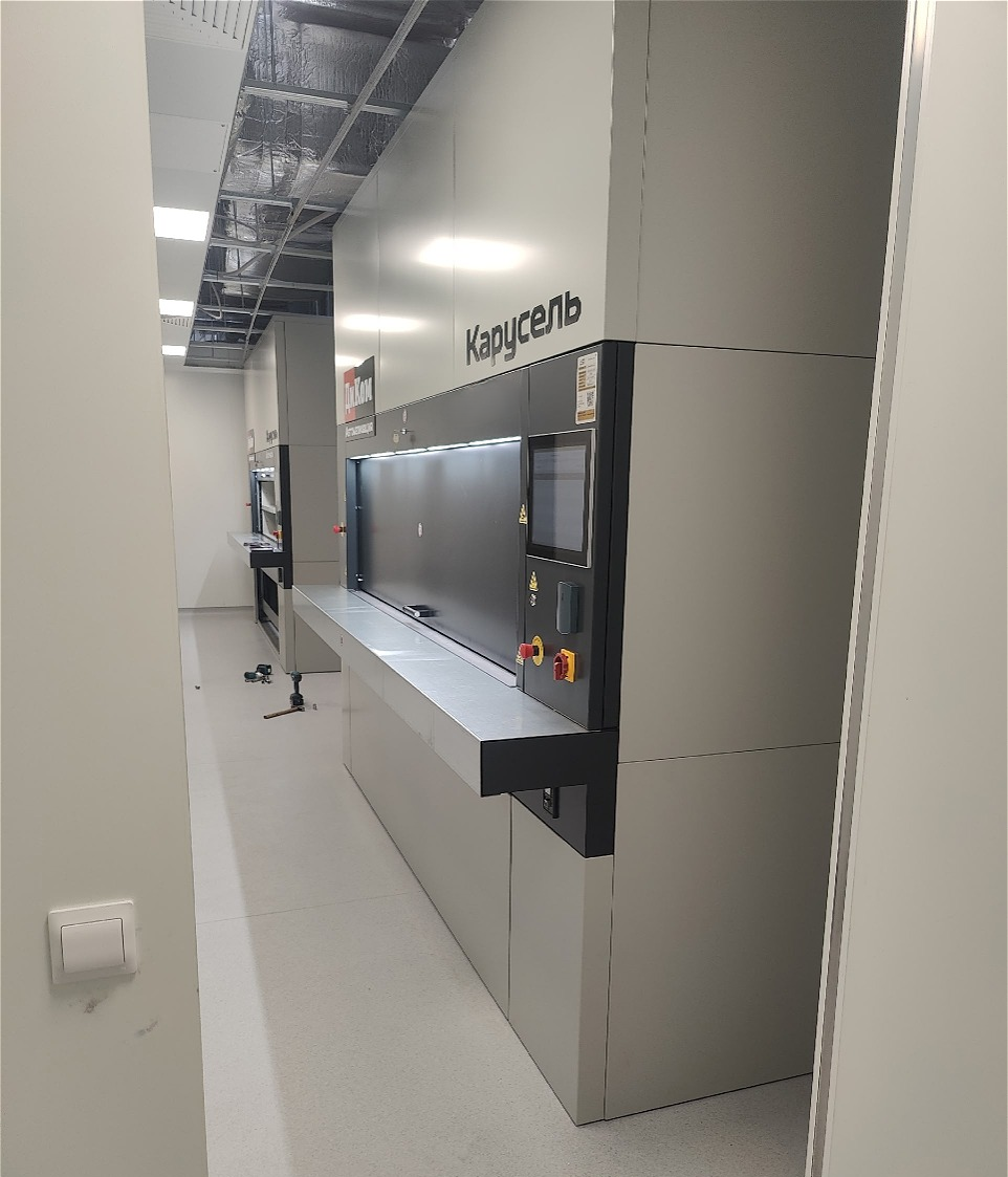 КИИТ завершила поставку и монтаж 2-х карусельных складов ДиКом для компании «Футберг» в Минске. Автоматизированные системы для хранения мелких деталей и ТМЦ сэкономили площадь и ускорили производственную логистику. Читайте о внедрении на нашем сайте