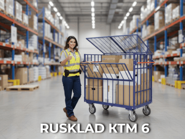 Передвижной контейнер каркасный RUSKLAD КТМ 6 800х1200 купить в КИИТ