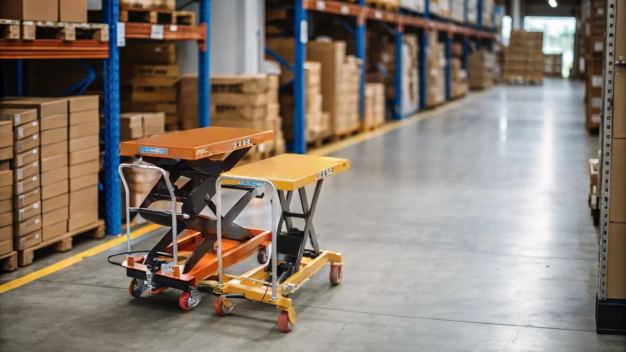 Передвижные подъёмные столы ножничного типа для склада, производства и автосервиса. Грузоподъёмность до 1500 кг, высота подъёма до 1,7 м. Гидравлические и электрические модели. Доставка в Москве и по всей России. АО «Компания инноваций и технологий» (КИИТ).