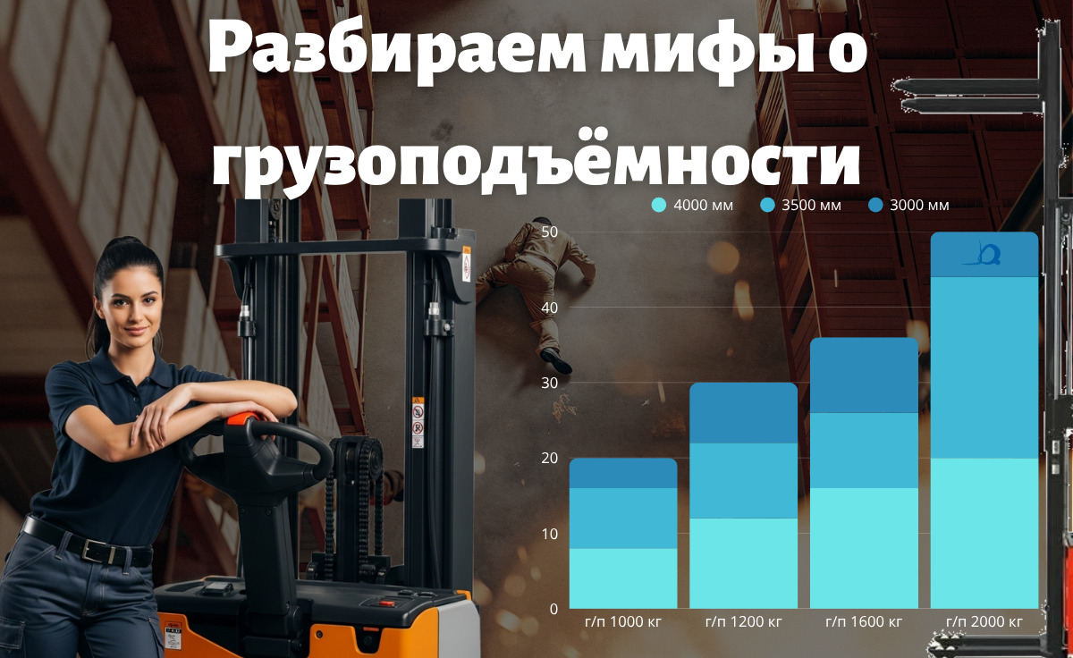 Грузоподъёмность штабелера: как рассчитать и не ошибиться при выборе техники - КИИТ